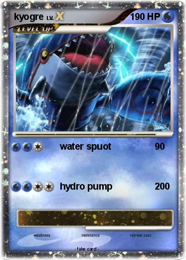 Pokemon kyogre