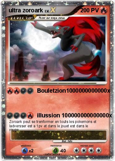 Pokemon ultra zoroark