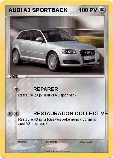 Pokemon AUDI A3 SPORTBACK
