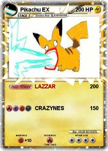 Pokemon Pikachu EX