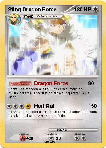Pokemon Sting Dragon Force