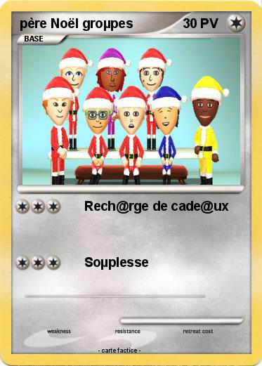 Pokemon père Noël groµpes