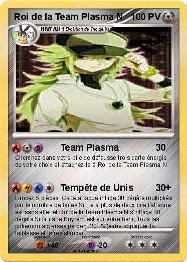 Pokemon Roi de la Team Plasma N