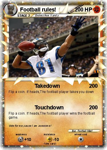 Pokemon Football rules!