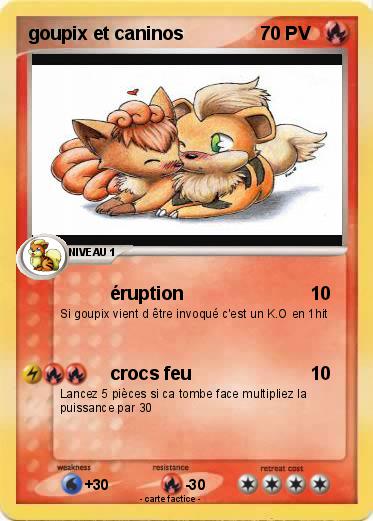 Pokemon goupix et caninos