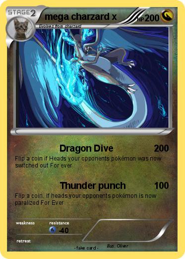 Pokemon mega charzard x