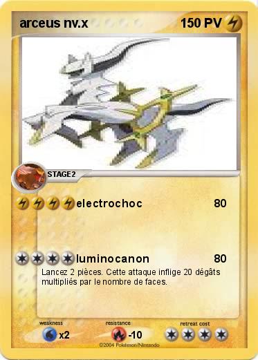 Pokemon arceus nv.x