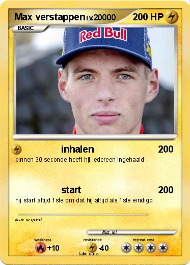 Pokemon Max verstappen