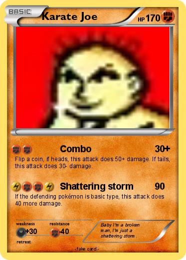Pokemon Karate Joe
