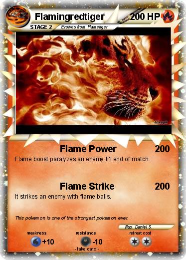 Pokemon Flamingredtiger