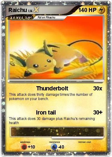 Pokemon Raichu