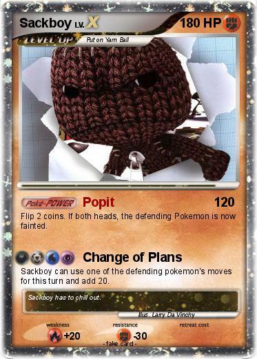 Pokemon Sackboy