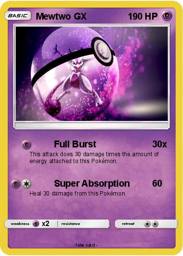 Pokemon Mewtwo GX