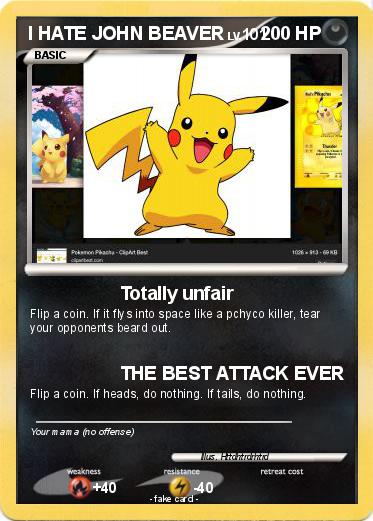 Pokemon I HATE JOHN BEAVER