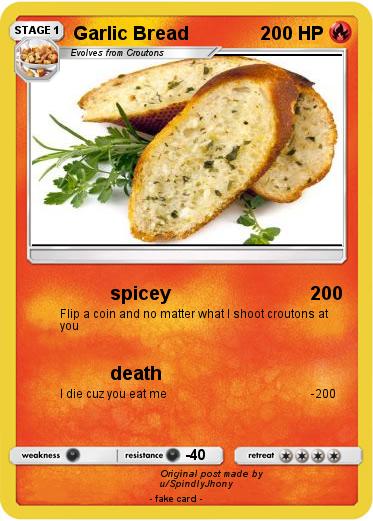 Pokemon Garlic Bread