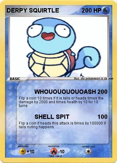 Pokemon DERPY SQUIRTLE
