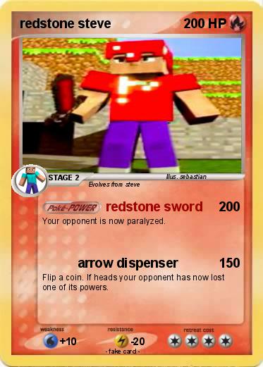 Pokemon redstone steve