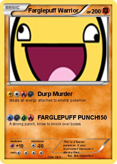 Pokemon Farglepuff Warrior