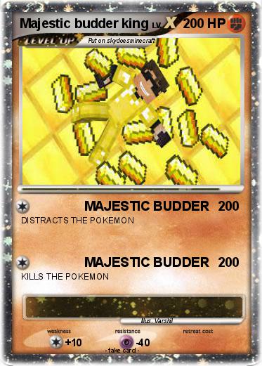 Pokemon Majestic budder king