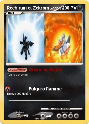 Pokemon Rechiram et Zekrom