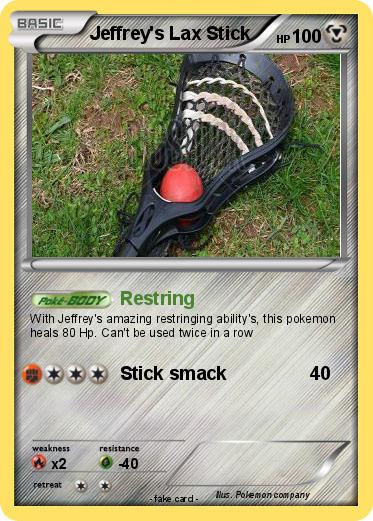 Pokemon Jeffrey's Lax Stick