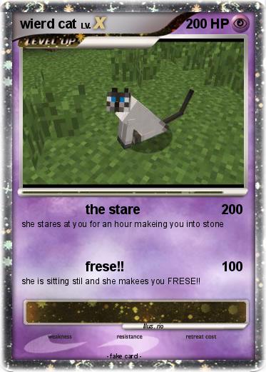 Pokemon wierd cat
