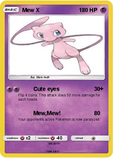 Pokemon Mew X
