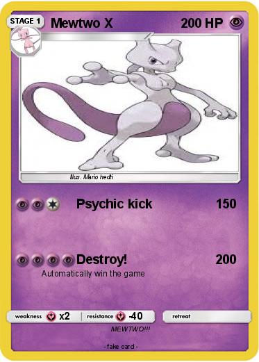 Pokemon Mewtwo X