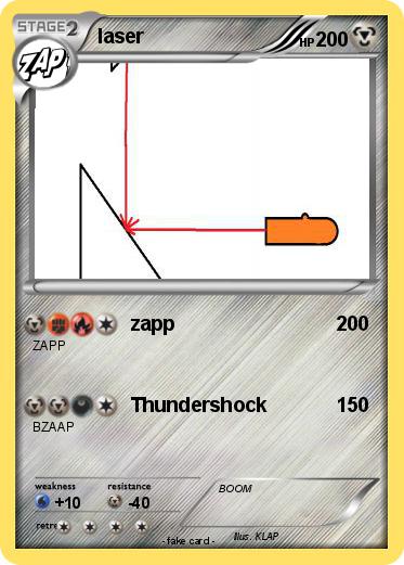 Pokemon laser
