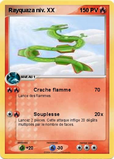 Pokemon Rayquaza niv. XX