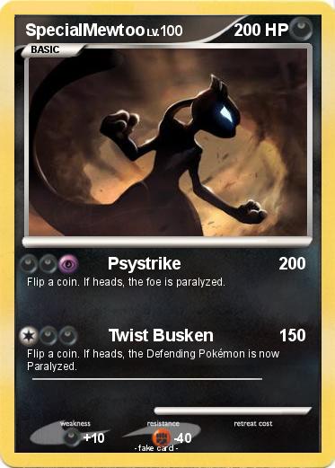 Pokemon SpecialMewtoo