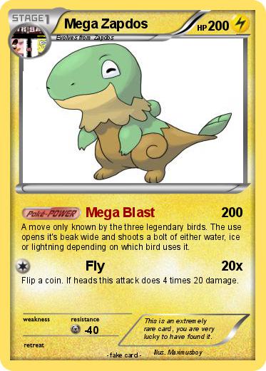 Pokemon Mega Zapdos