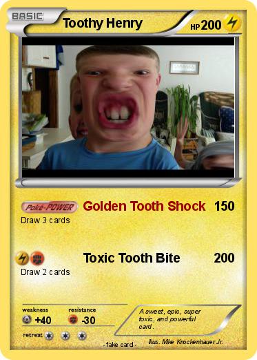 Pokemon Toothy Henry