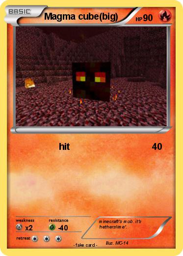 Pokemon Magma cube(big)