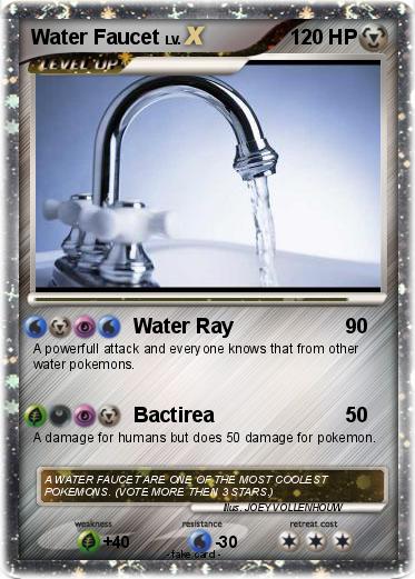 Pokemon Water Faucet