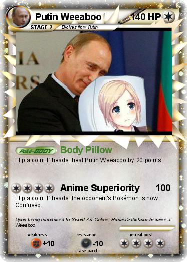Pokemon Putin Weeaboo