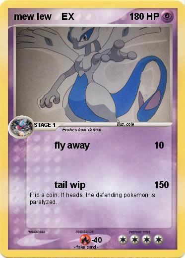 Pokemon mew lew    EX