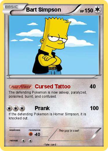 Pokemon Bart Simpson