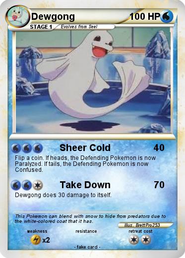 Pokemon Dewgong