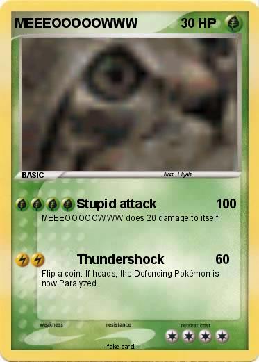 Pokemon MEEEOOOOOWWW
