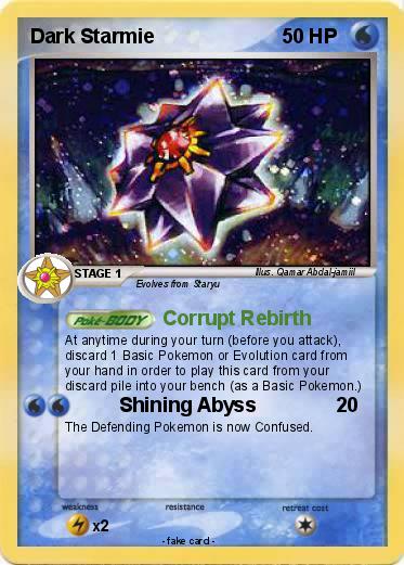 Pokemon Dark Starmie