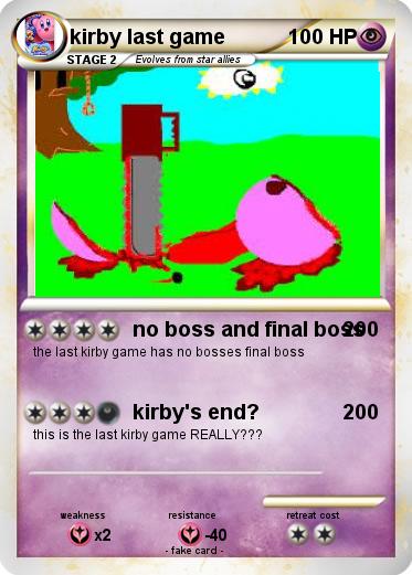Pokemon kirby last game