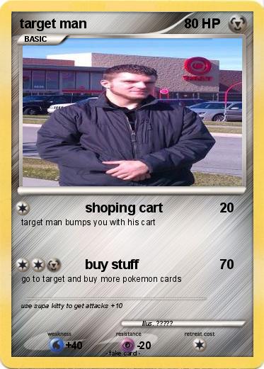 Pokemon target man