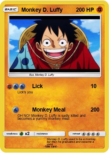 Pokemon Monkey D. Luffy