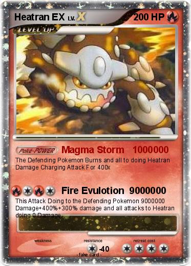 Pokemon Heatran EX