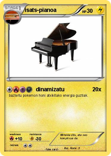 Pokemon isats-pianoa