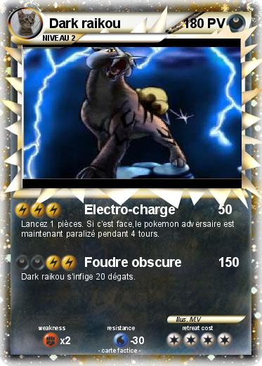 Pokemon Dark raikou