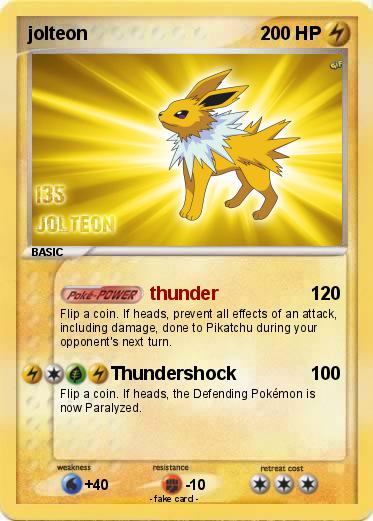 Pokemon jolteon