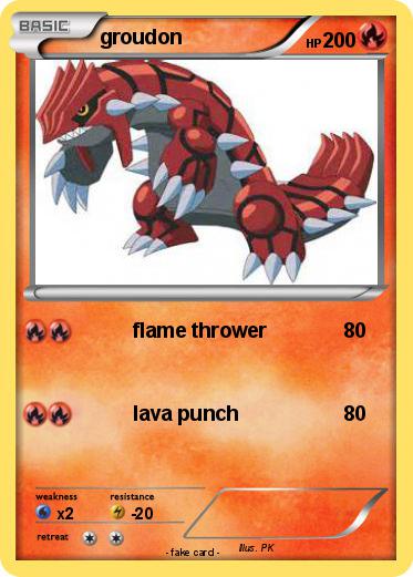 Pokemon groudon
