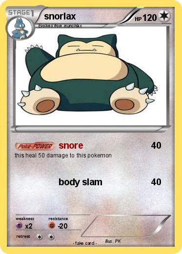 Pokemon snorlax